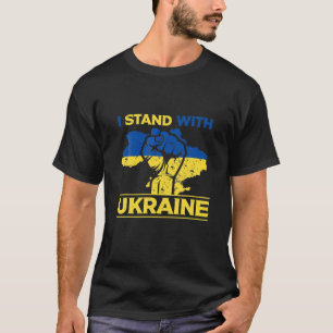 Jag håller med Ukraina och stöder Ukraina T Shirt
