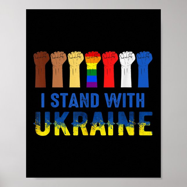 Jag håller med Ukraina om att man måste stoppa Kri Poster (Framsidan)