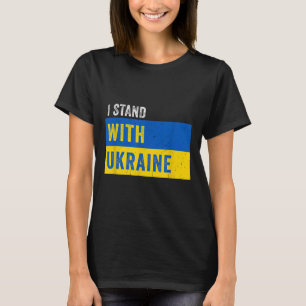 Jag håller med Ukraina _ Stoppa Putin Stoppa stöde T Shirt