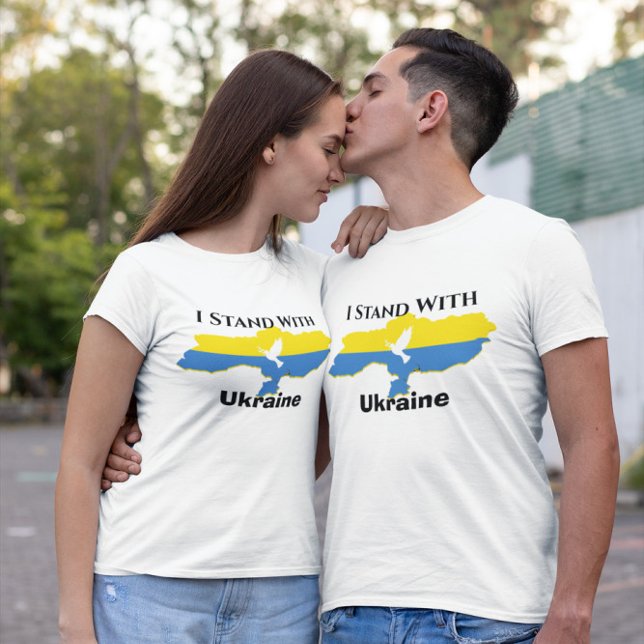 Jag håller med Ukraina Support T-Shirt (Skapare uppladdad)