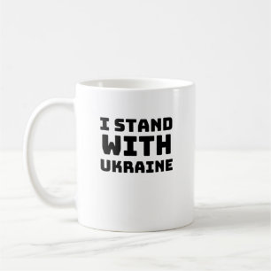 Jag håller med Ukraina T-Shirt Kaffemugg