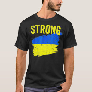 Jag håller med Ukrainas Flagga som stöder UKR T Shirt