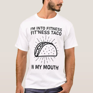 Jag håller på att passa in i munnen. t shirt