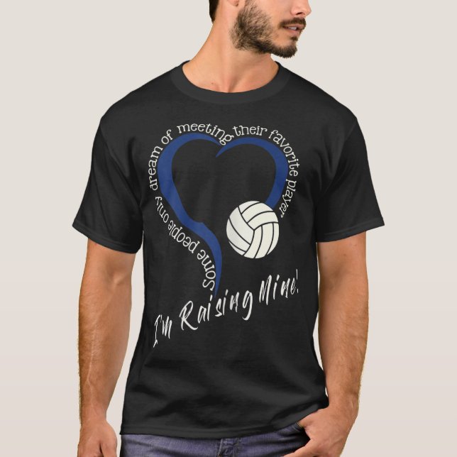 Jag håller på att ta upp min! Volleyball Mamma Vol T Shirt (Framsida)