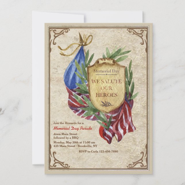 Jag hälsar vår inbjudan till hjältar (Framsida)