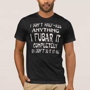 Jag halverar inte allt jag tycker om det helt © t shirt