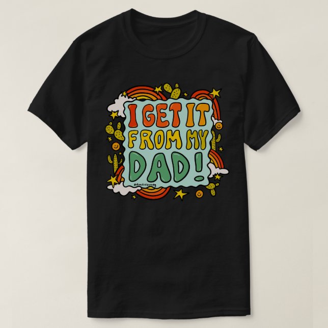 Jag hämtar det från min Pappa T Shirt (Design framsida)