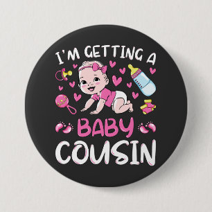 Jag hämtar en Gender från Baby Cousin Girl Knapp