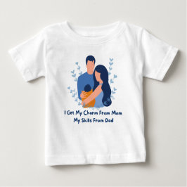 👶 "Jag hämtar min charm från Mamma, mina färdighe T Shirt
