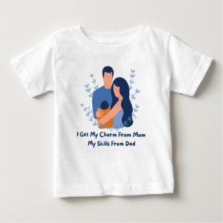 👶 "Jag hämtar min charm från Mamma, mina färdighe T Shirt