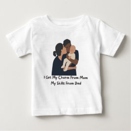 👶 "Jag hämtar min charm från Mamma, mina färdighe T Shirt
