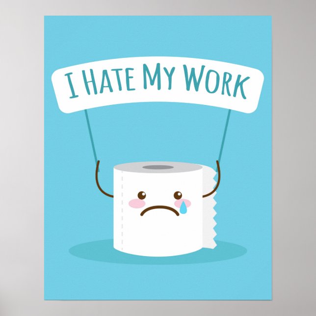 JAG HÄNGER MITT ARBETE POSTER (Framsidan)