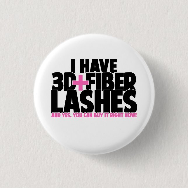 Jag har 3d + Fibersnärtar Knapp (Framsida)