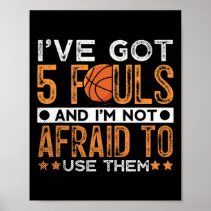 Jag har 5 fouls Sketll Fan Sport Hob  Poster