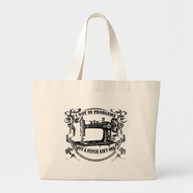 Jag Har 99 problem, men en stift är inte en bag Jumbo Tygkasse (Framsidan)