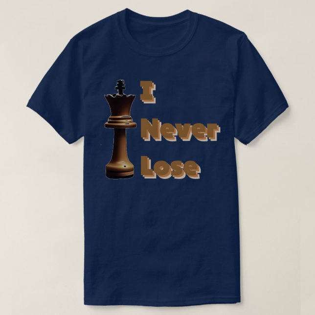 Jag har aldrig förlorat t shirt (Design framsida)