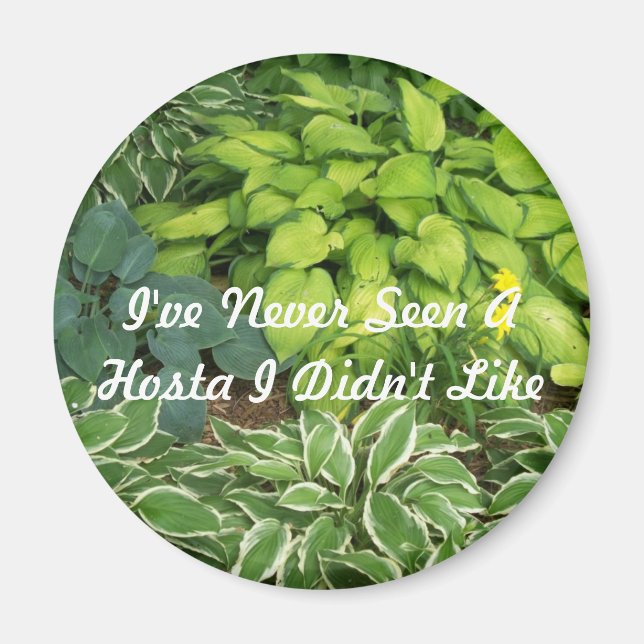 Jag har aldrig sett ett hosta jag inte gillade magnet (Framsidan)
