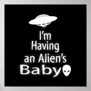 Jag har Aliens Baby Poster