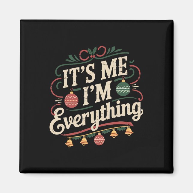Jag har allt jag vill ha i julklapp. magnet (Framsidan)