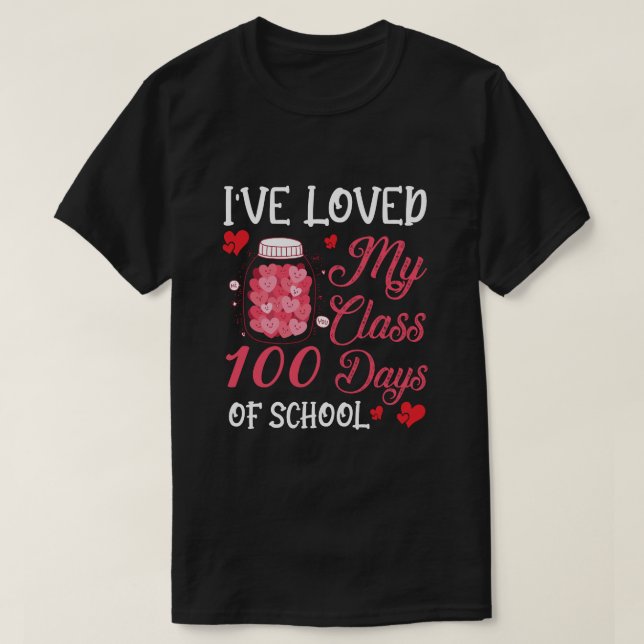 Jag har älskat min klass 100 dagar i skolan t shirt (Design framsida)