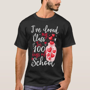 Jag har älskat min klass i 100 dagar skolan 100 d t shirt