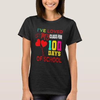 Jag har älskat Min Klass i 100 Skoldagar Heart Ki T Shirt