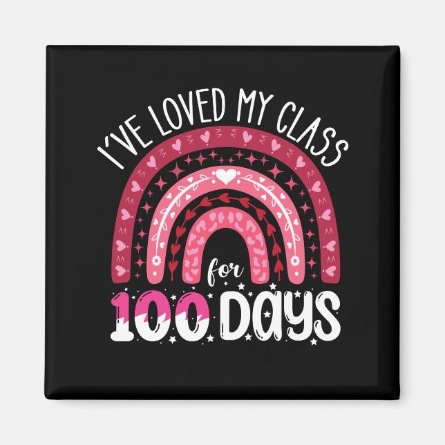 Jag har älskat min klass i 100 skoldagar magnet (Framsidan)