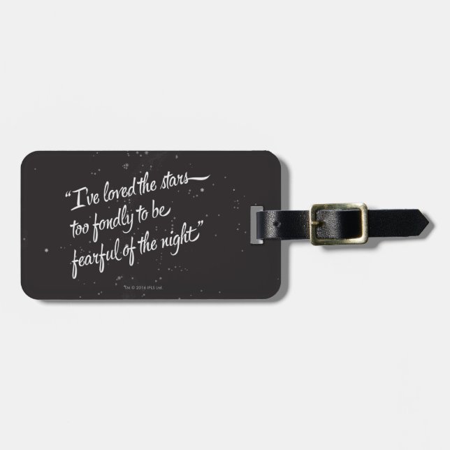 Jag har älskat stjärnorna bagagebricka (Horisontell Framsida)