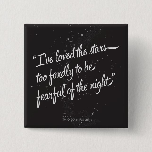 Jag har älskat stjärnorna knapp (Framsida)