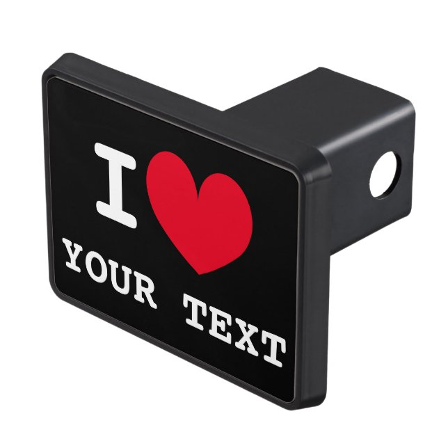 Jag har anpassningsbar I kärlek-bilens stötskydd. Dragkroksskydd (Topp Höger)
