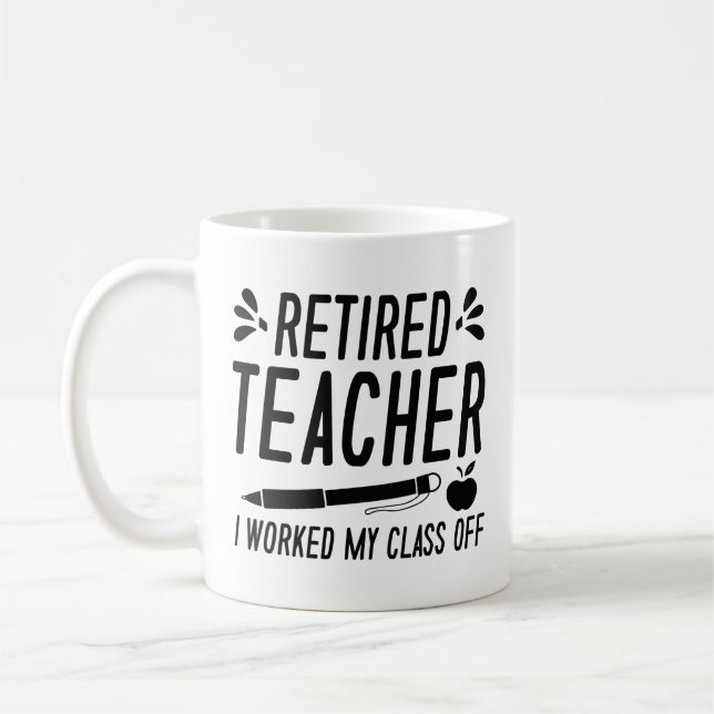 Jag har arbetat min klass av kaffemugg (Vänster)