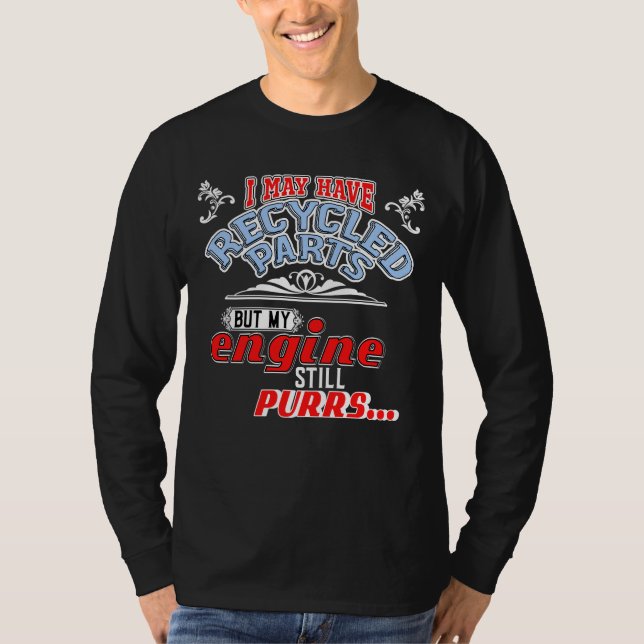 Jag har återanvänt delar av en transplantationsmot t shirt (Framsida)