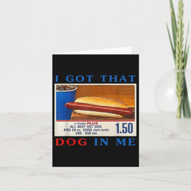 Jag Har att Hund hos mig. Kort (Framsida)