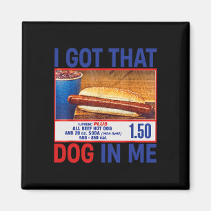 Jag Har att Hund hos mig. Magnet
