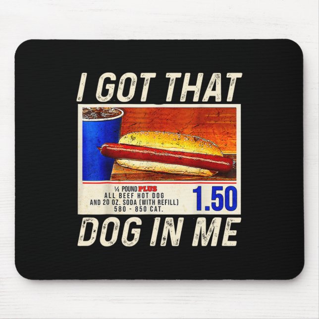 Jag Har att Hund hos mig. Musmatta (Framsidan)