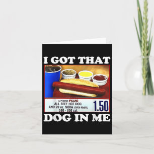 Jag Har att Hund i mig är en fungerande Hotdog-vir Kort