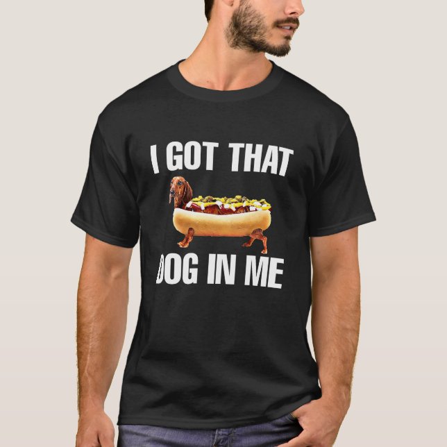Jag har att hund i mig minns t shirt (Framsida)