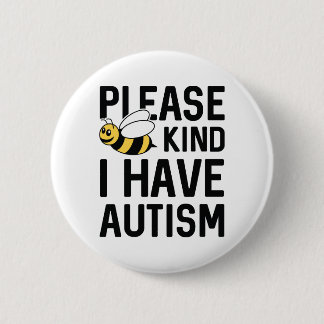 Jag har Autism Knapp