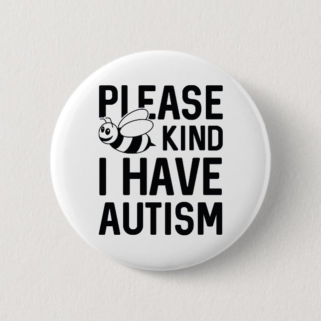 Jag har Autism Knapp (Framsida)