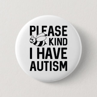 Jag har Autism Knapp