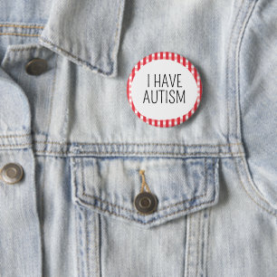 Jag har autism knapp
