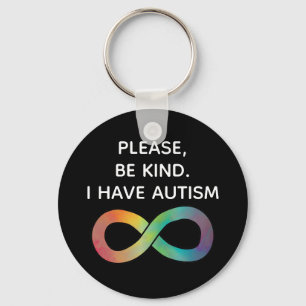 Jag har Autism. Neuromvandling Nyckelring
