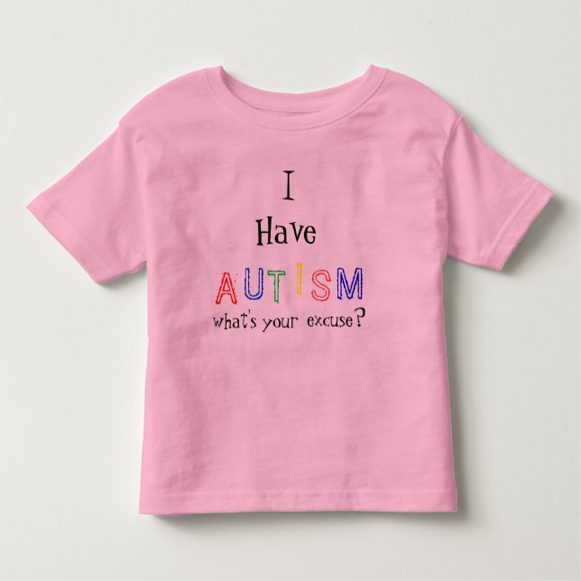 Jag har autism tee shirt (Framsida)
