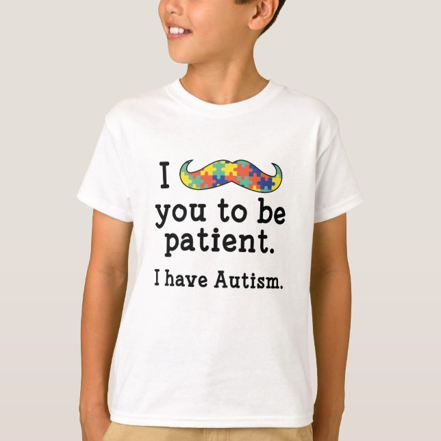 Jag har Autism Tee Shirt (Framsida)
