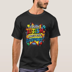 Jag Har Autism Vad Är Din Superkraft Pussel Män Kv T Shirt