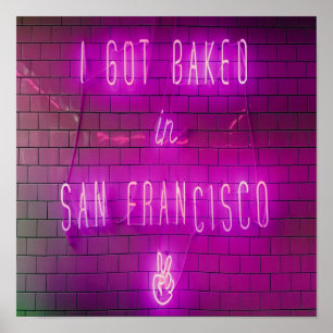 Jag Har Baked i San Francisco Poster
