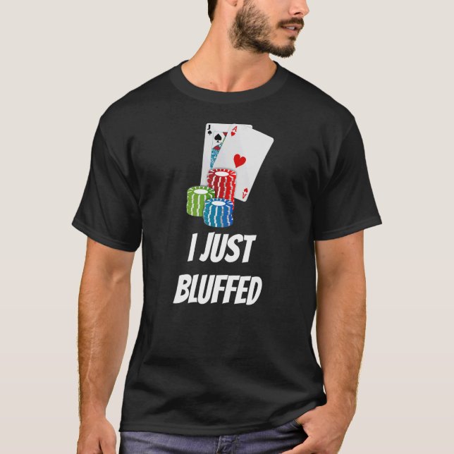 Jag har bara blått kort med Chip-kort T Shirt (Framsida)