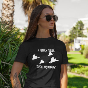 Jag har bara daterat Anka Hunters Funny Hunting Qu Tröja