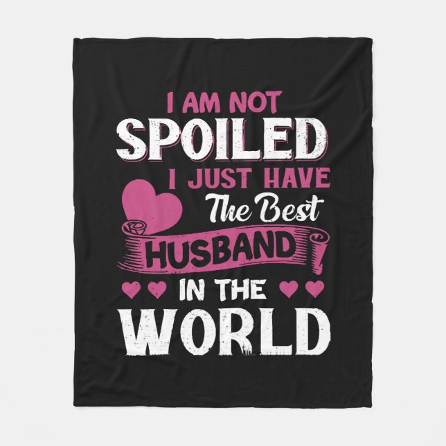 Jag har bara det bästa Make i världen Fleecefilt (Framsidan)