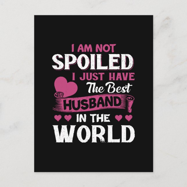 Jag har bara det bästa Make i världen Vykort (Framsida)